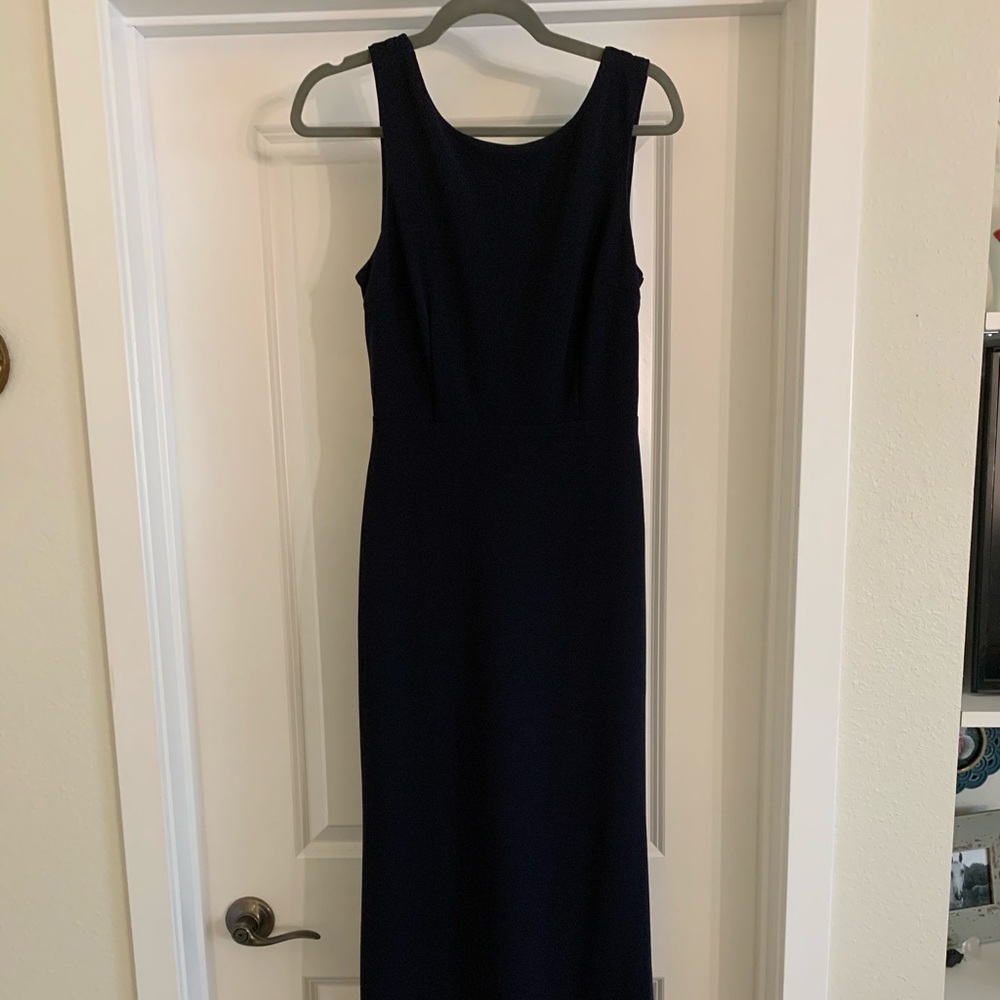 Lulus Full Length Navy Gown